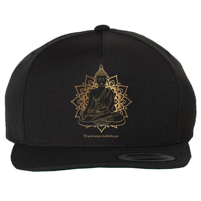 Buddha Mandala Buddhist Mindfulness Buddhism Spiritual Wool Snapback Cap