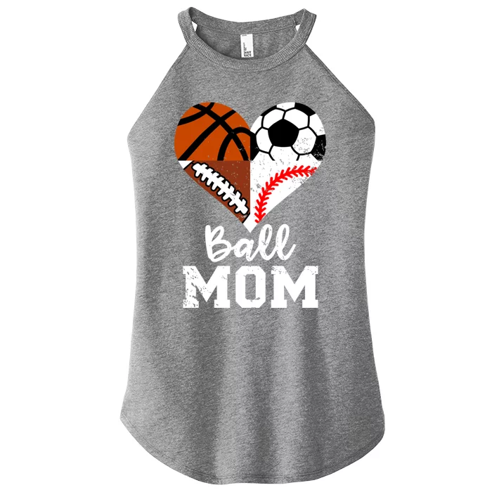 Baseball Mom Basketball Football Gift Women’s Perfect Tri Rocker Tank