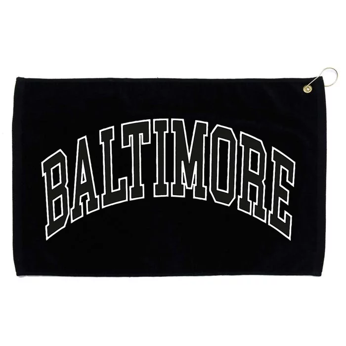 Baltimore Maryland Grommeted Golf Towel