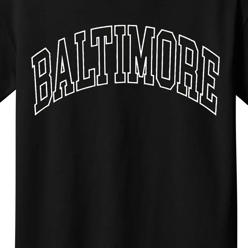 Baltimore Maryland Kids T-Shirt