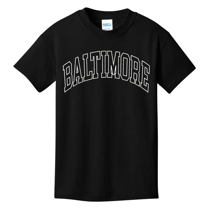 Baltimore Maryland Kids T-Shirt