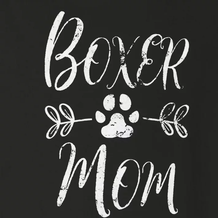 Boxer Mom Boxer Dog Lover Owner Funny Boxer Dog Mom Toddler Long Sleeve Shirt