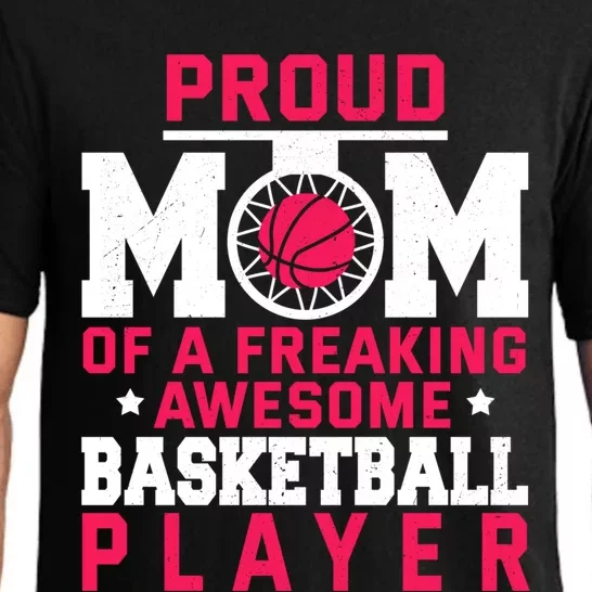 Basketball Mom Bball Player Mother Theme Quote Gift Pajama Set