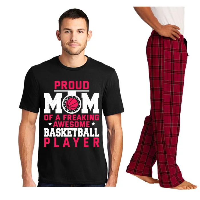 Basketball Mom Bball Player Mother Theme Quote Gift Pajama Set