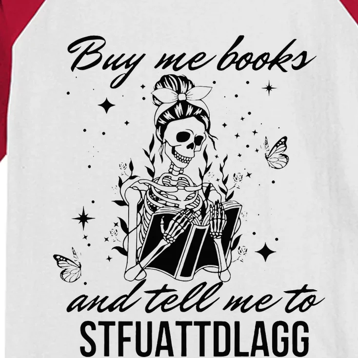 Buy Me Books And Tell Me To Stfuattdlagg Kids Colorblock Raglan Jersey