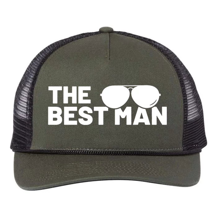 Best Man Bachelor Supplies Party Wedding Retro Rope Trucker Hat Cap