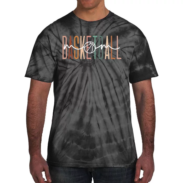 Basketball Mom Basketball Mama Cute Mom Life Basketball Tie-Dye T-Shirt