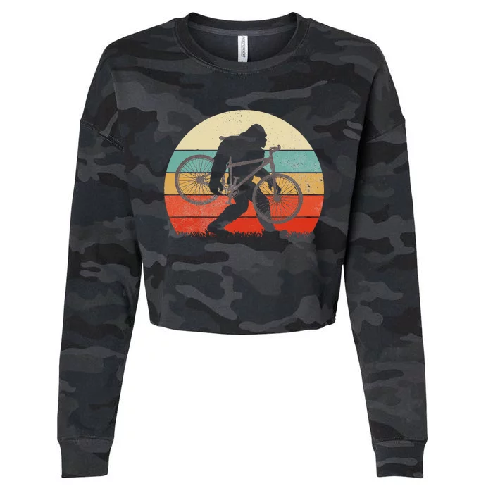 Bigfoot Mountain Bike Cropped Pullover Crew