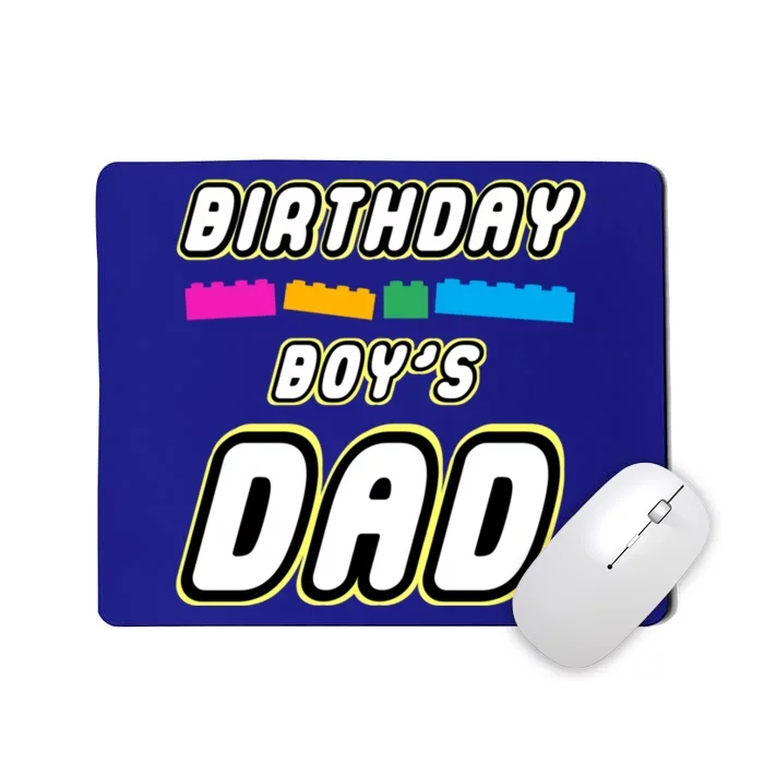 Building Master Block Dad Of Birthday Everything Awes0me Gift Mousepad