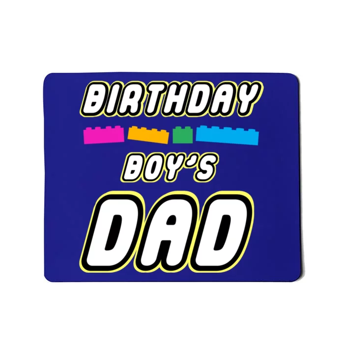 Building Master Block Dad Of Birthday Everything Awes0me Gift Mousepad