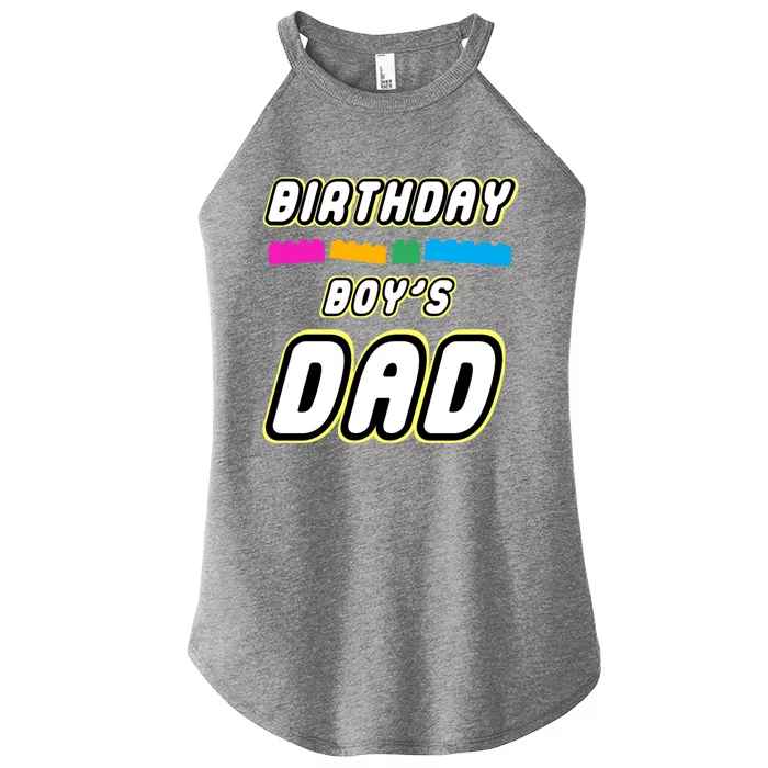 Building Master Block Dad Of Birthday Everything Awes0me Gift Women’s Perfect Tri Rocker Tank