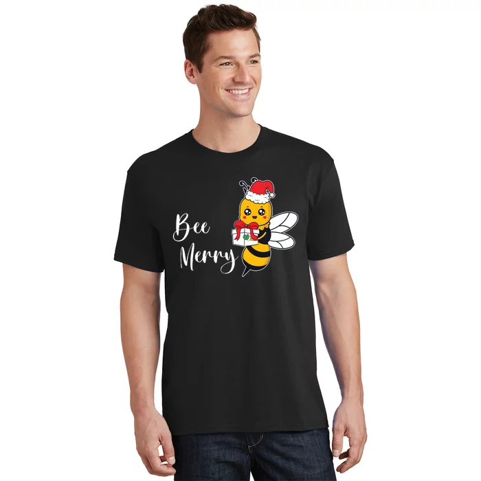 Bee Merry Beekeepers Christmas Party Merry Christmas T-Shirt