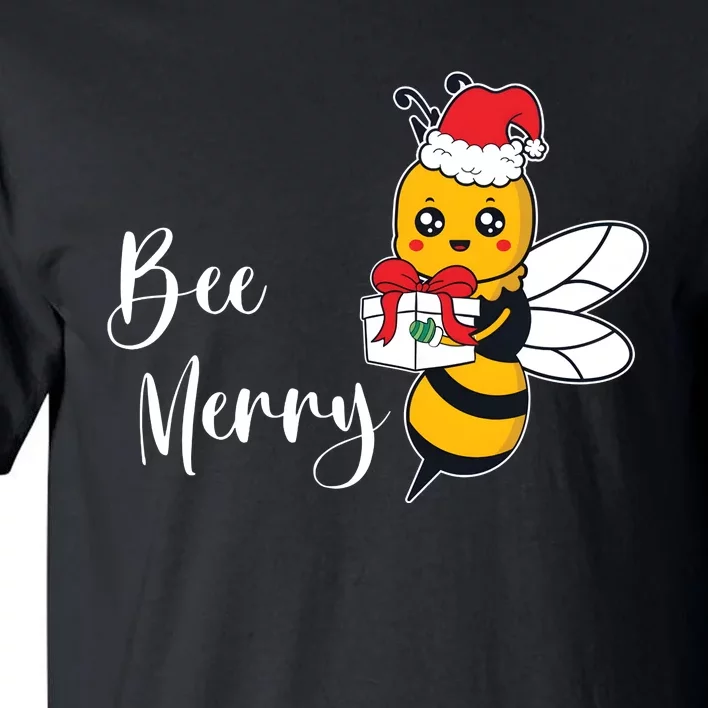 Bee Merry Beekeepers Christmas Party Merry Christmas Tall T-Shirt