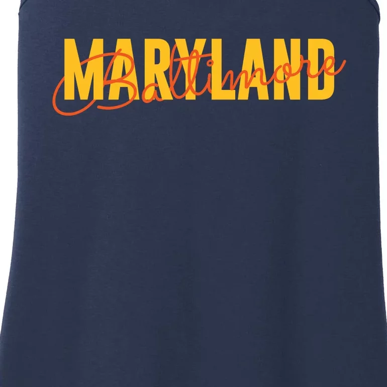 Baltimore Maryland Ladies Essential Tank