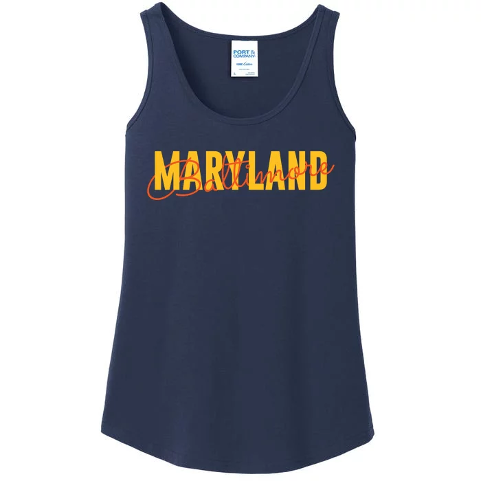 Baltimore Maryland Ladies Essential Tank