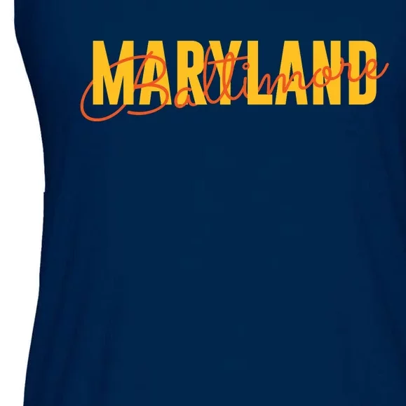 Baltimore Maryland Ladies Essential Flowy Tank