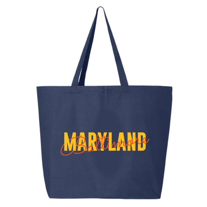 Baltimore Maryland 25L Jumbo Tote