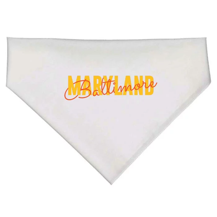 Baltimore Maryland USA-Made Doggie Bandana