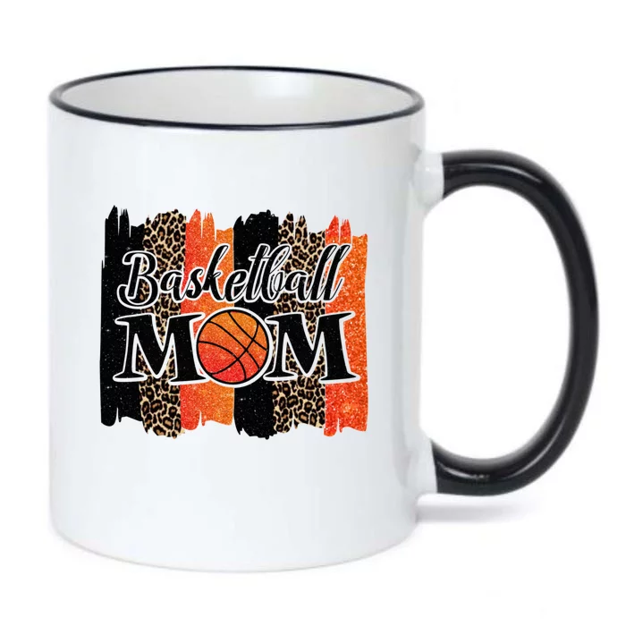 Basketball Mom Basketball Black Color Changing Mug