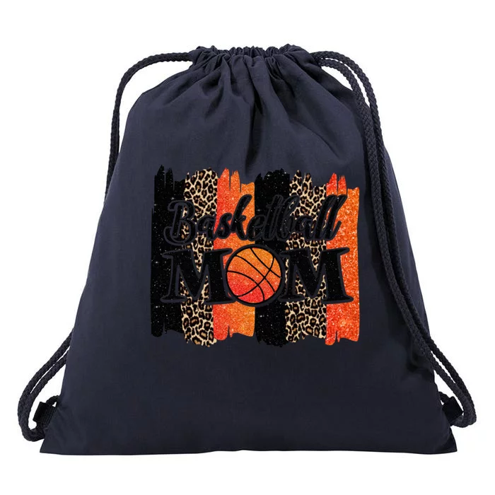 Basketball Mom Basketball Drawstring Bag