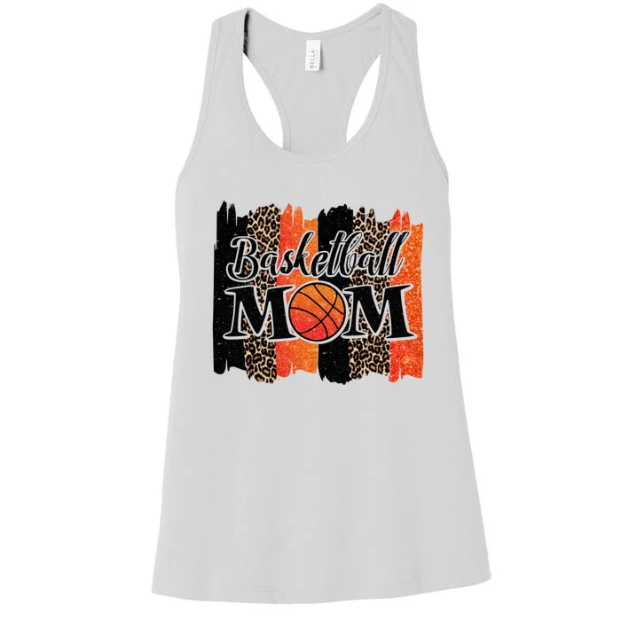 Basketball Mom Basketball Women's Racerback Tank