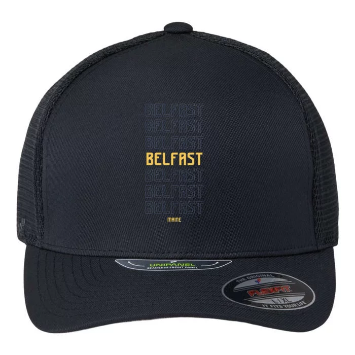 Belfast Maine Flexfit Unipanel Trucker Cap