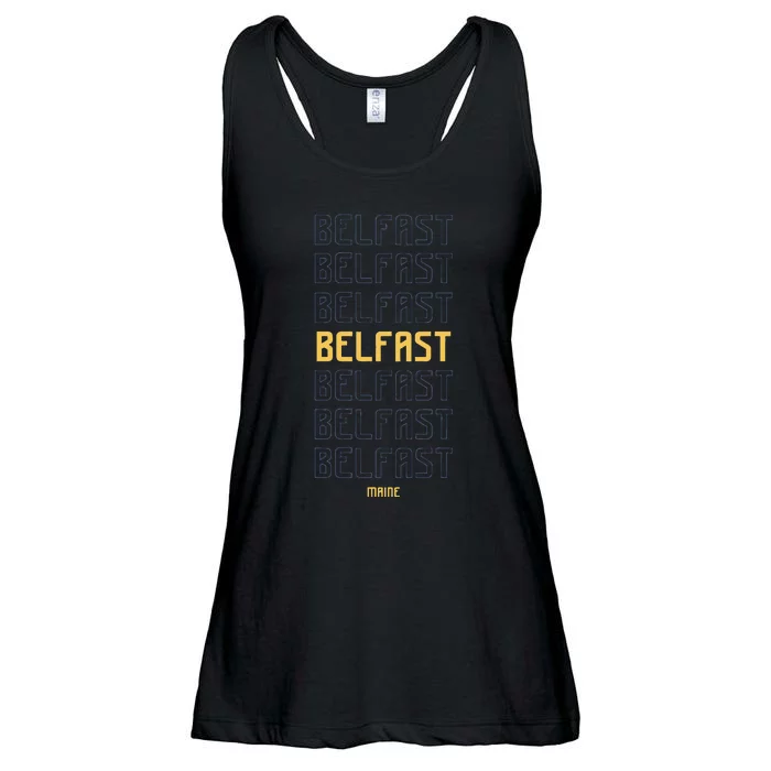 Belfast Maine Ladies Essential Flowy Tank