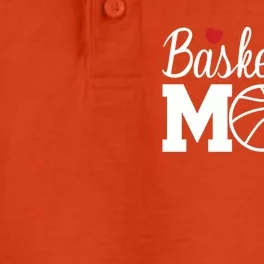 Basketball Mom Basketball Mom Life Game Day Cheer Mom Gift Dry Zone Grid Performance Polo