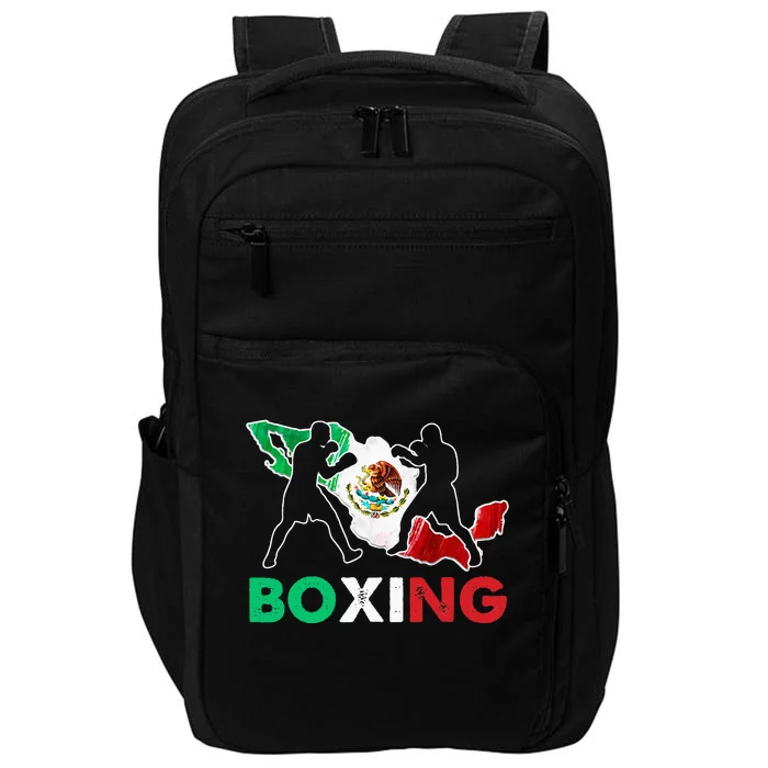 Boxing Mexican Boxers Mexico Flag Impact Tech Backpack