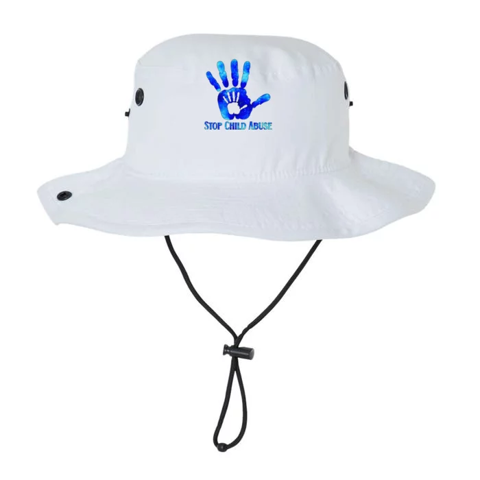 Blue Messy Bun Black  Child Abuse Prevention Awareness Legacy Cool Fit Booney Bucket Hat