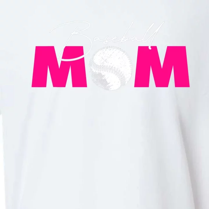 Baseball Mom Sueded Cloud Jersey T-Shirt