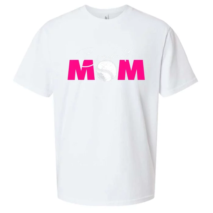 Baseball Mom Sueded Cloud Jersey T-Shirt