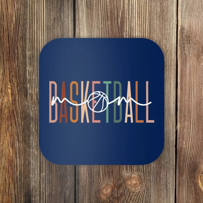 Basketball Mom Basketball Mama Cute Mom Life Basketball Coaster