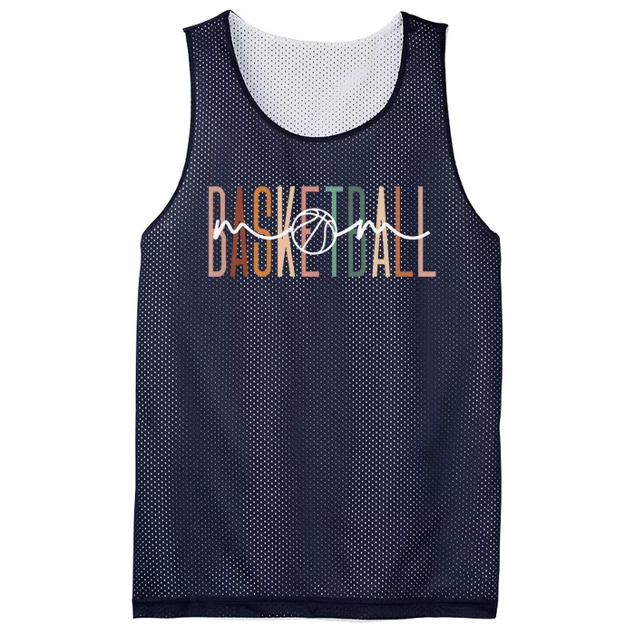 Basketball Mom Basketball Mama Cute Mom Life Basketball Mesh Reversible Basketball Jersey Tank