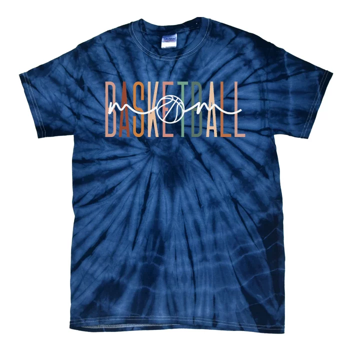 Basketball Mom Basketball Mama Cute Mom Life Basketball Tie-Dye T-Shirt