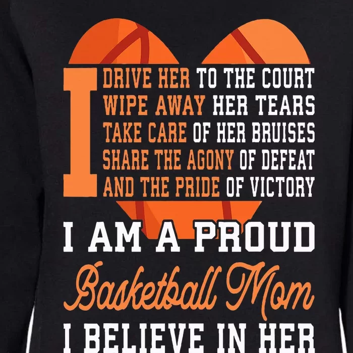 Basketball Mom Womens California Wash Sweatshirt