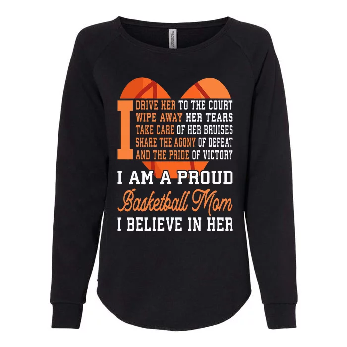 Basketball Mom Womens California Wash Sweatshirt