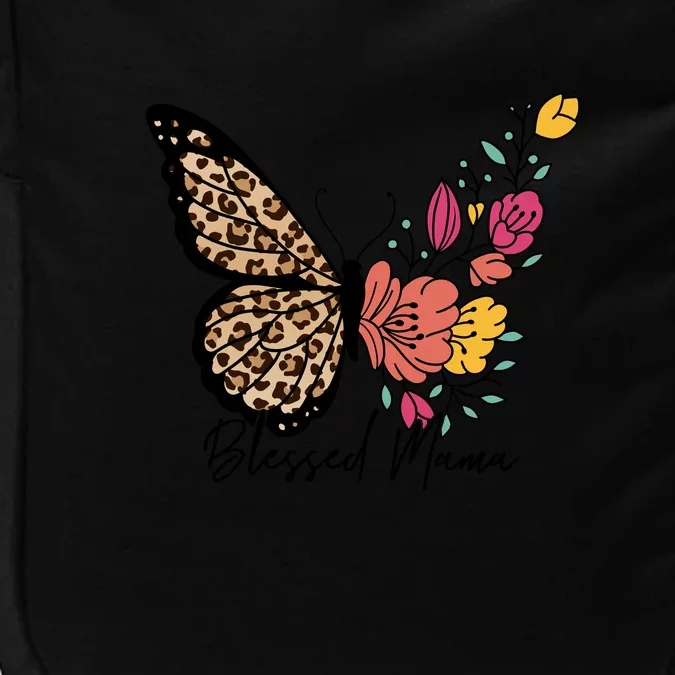 Blessed Mama Butterfly Floral Gift For Mother's Day Impact Tech Backpack