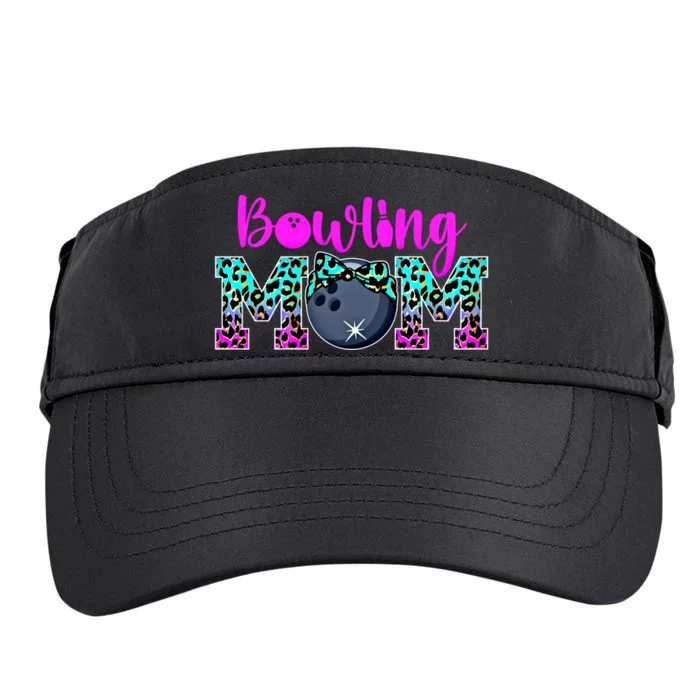 Bowling Mom Bowling Mama Of A Bowler Mother Funny Gift Adult Drive Performance Visor