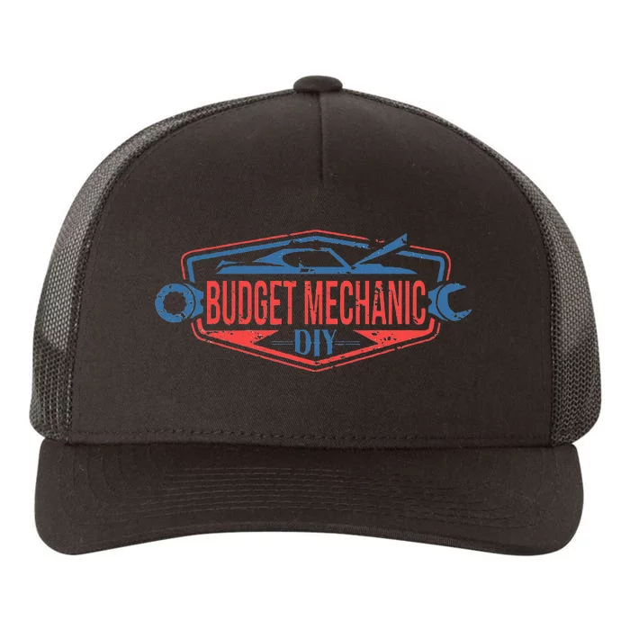 Budget Mechanic Brand Yupoong Adult 5-Panel Trucker Hat