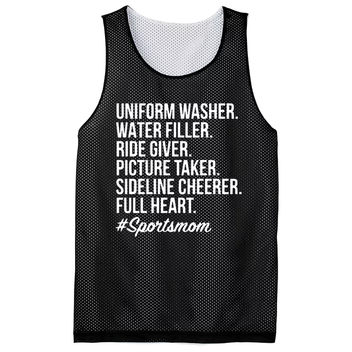 Baseball Mom Mesh Reversible Basketball Jersey Tank