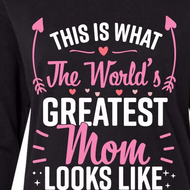 Best Mom Best Mother Womens Cotton Relaxed Long Sleeve T-Shirt