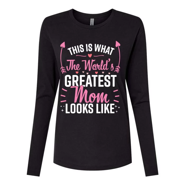 Best Mom Best Mother Womens Cotton Relaxed Long Sleeve T-Shirt