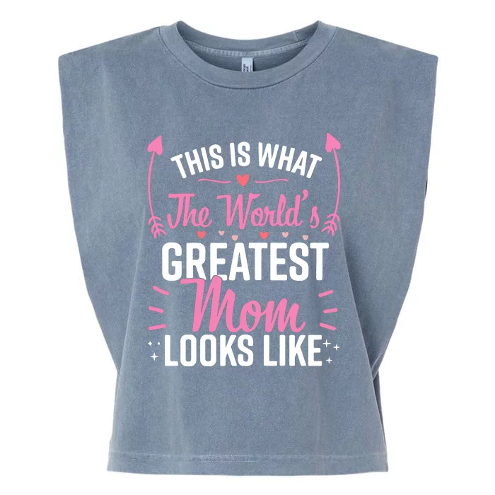 Best Mom Best Mother Garment-Dyed Women's Muscle Tee