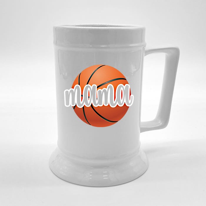 Basketball Mama Basketball Mom Of A Basketball Player Gift Front & Back Beer Stein