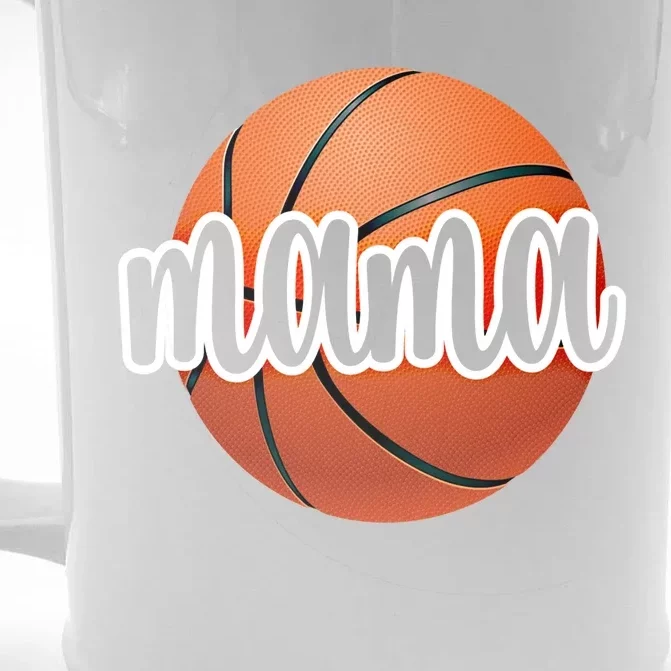 Basketball Mama Basketball Mom Of A Basketball Player Gift Front & Back Beer Stein