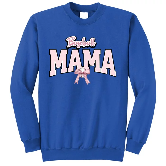 Baseball Mama Baseball Lover Team Family Tall Sweatshirt