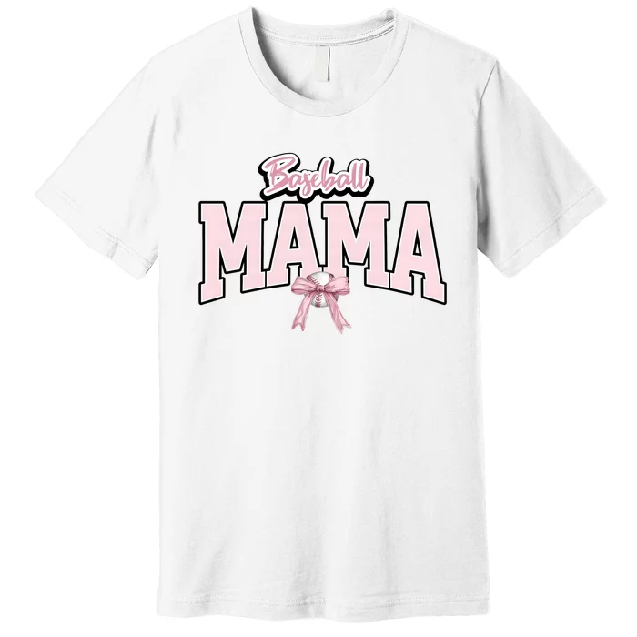 Baseball Mama Baseball Lover Team Family Premium T-Shirt