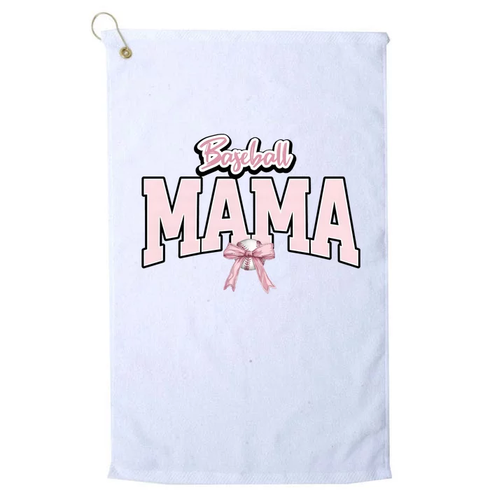 Baseball Mama Baseball Lover Team Family Platinum Collection Golf Towel