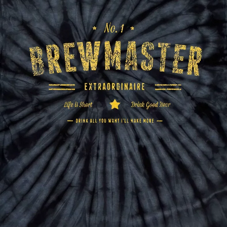 Brew Master Beer Brewing Homebrew Gift For Brewer Brewmaster Tie-Dye T-Shirt